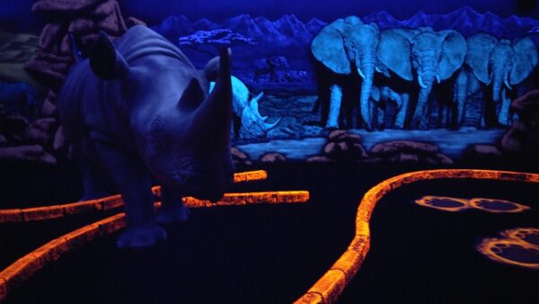 Blacklight minigolf - Bilde 9